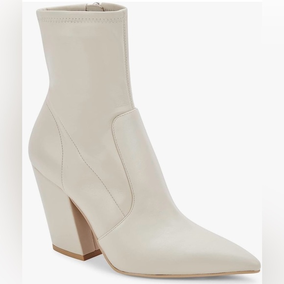 Dolce Vita|Boho Ivory Pointy tall Ankle Boots,Nello fashion boot•••NWT,Size 11 - Picture 2 of 10